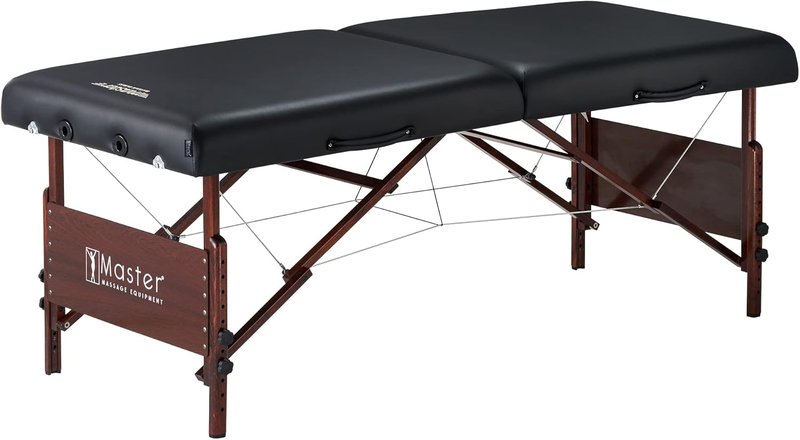 Del Ray Pro Portable Massage Table - 30” Adjustable Height, 750 lbs Capacity | Ideal for Lash, Spa & Tattoo Use