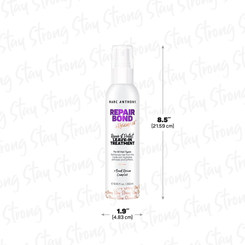 Marc Anthony Bond Repair Leave In Hair Conditioner Treatment for Dry & Damaged Hair, Repair Bond - Treatment & Deep Conditioning Moisturizer Reduces Breakage & Flyaways - Fights & Reduces Frizz