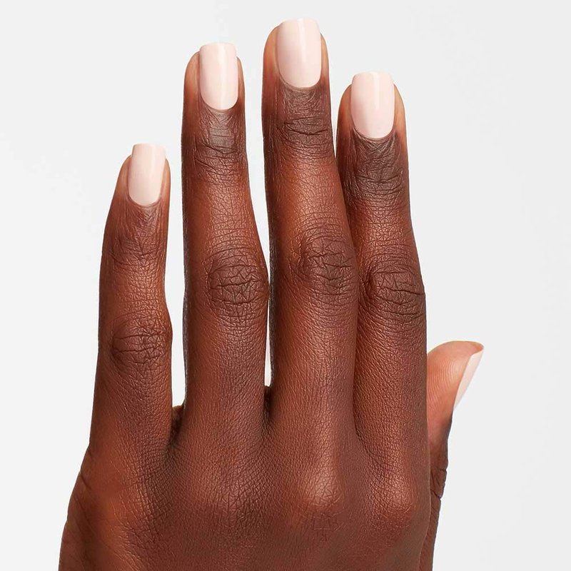 OPI Nail Lacquer Stop It I’m Blushing! | Opaque Soft Pink Crème Chip Resistant Nail Polish | Quick Drying, Streak Free