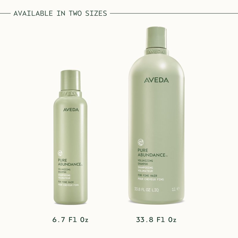 Aveda Pure Abundance Volumizing Shampoo | Shampoo For Fine Hair | Removes Product Build-Up And Excess Oil | Vegan | Liter Size | 33.8 Fl Oz