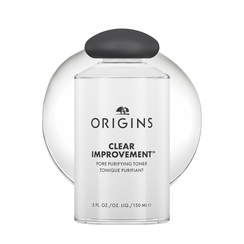 Origins Clear Improvement Pore Purifying Toner | Reduces Shine & Great for Oily Skin | With Salicylic Acid, 5 Fl Oz