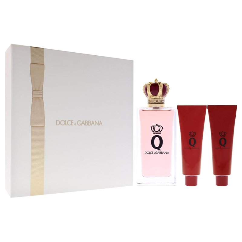 Dolce & Gabbana Q Women's Fragrance Gift Set - 3.3oz EDP Spray, 1.69oz Shower Gel & Body Lotion