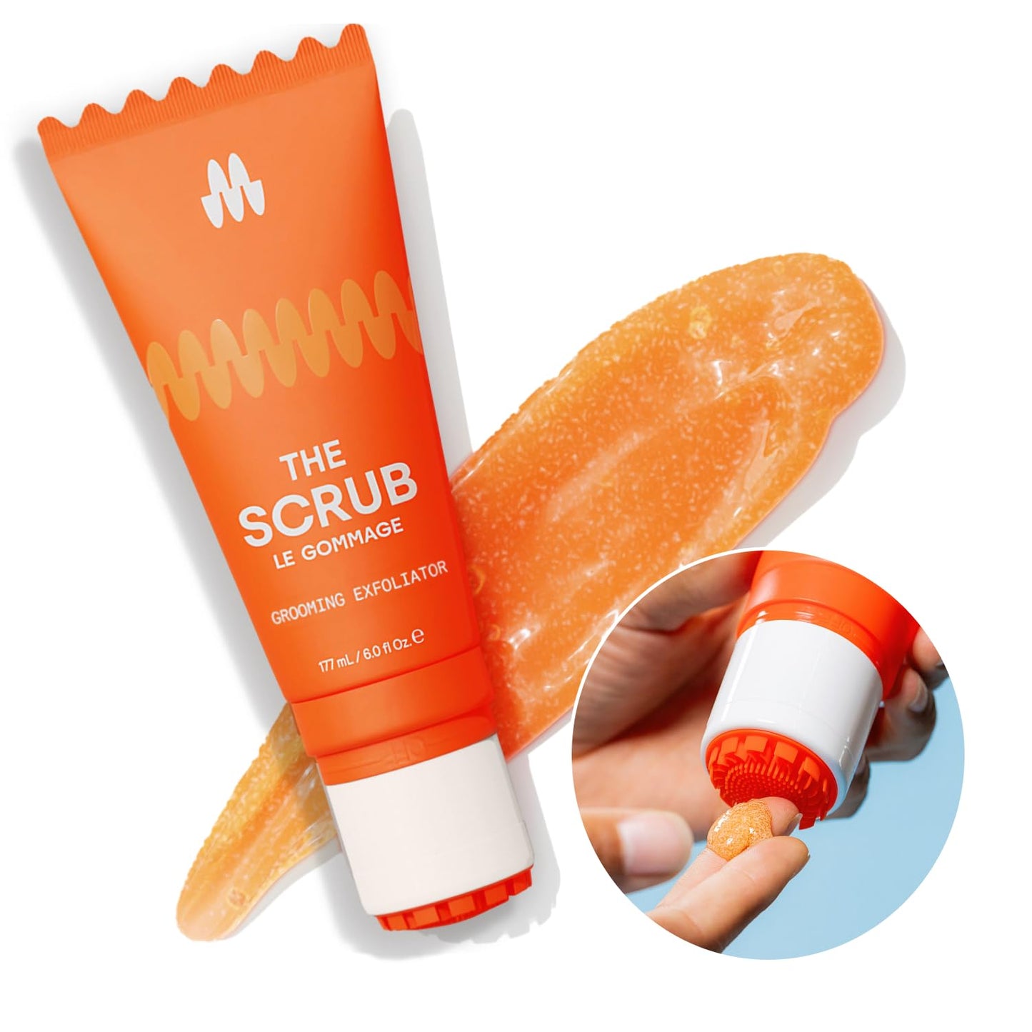 Meridian Pre-Grooming Exfoliator Scrub + Hydrating Gel for Intimate Areas & Sensitive Skin, Ideal for Pubic, Bikini & Armpit Areas, Reduce Skin Irritation, Ingrown Hairs & Bumps