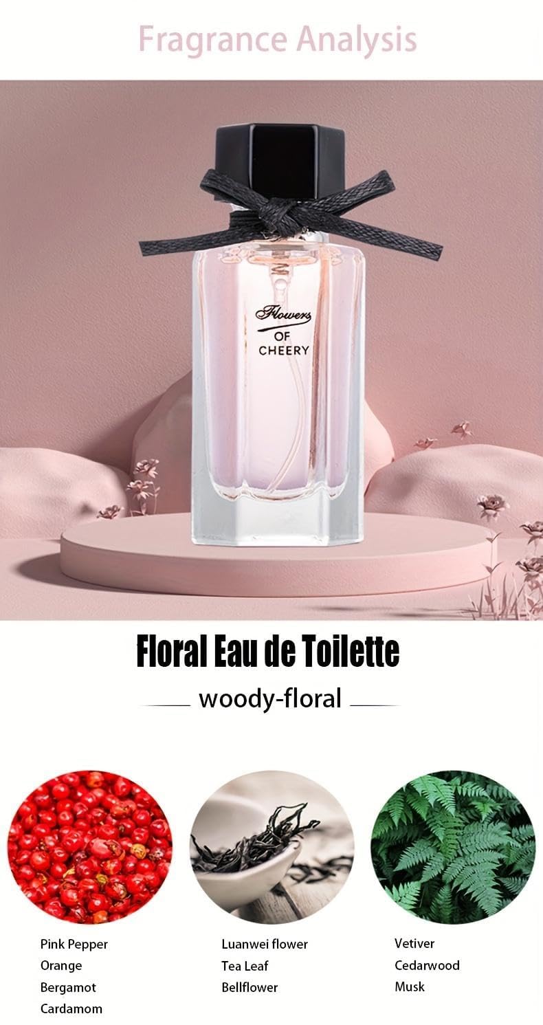 Women's Perfume Set - 4 Floral & Fruity Fragrances | Elegant Gift Box, 105ml Total