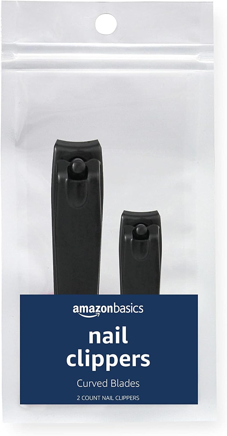 Toenail and Fingernail Clipper Set - Professional Grooming Tool | Black
