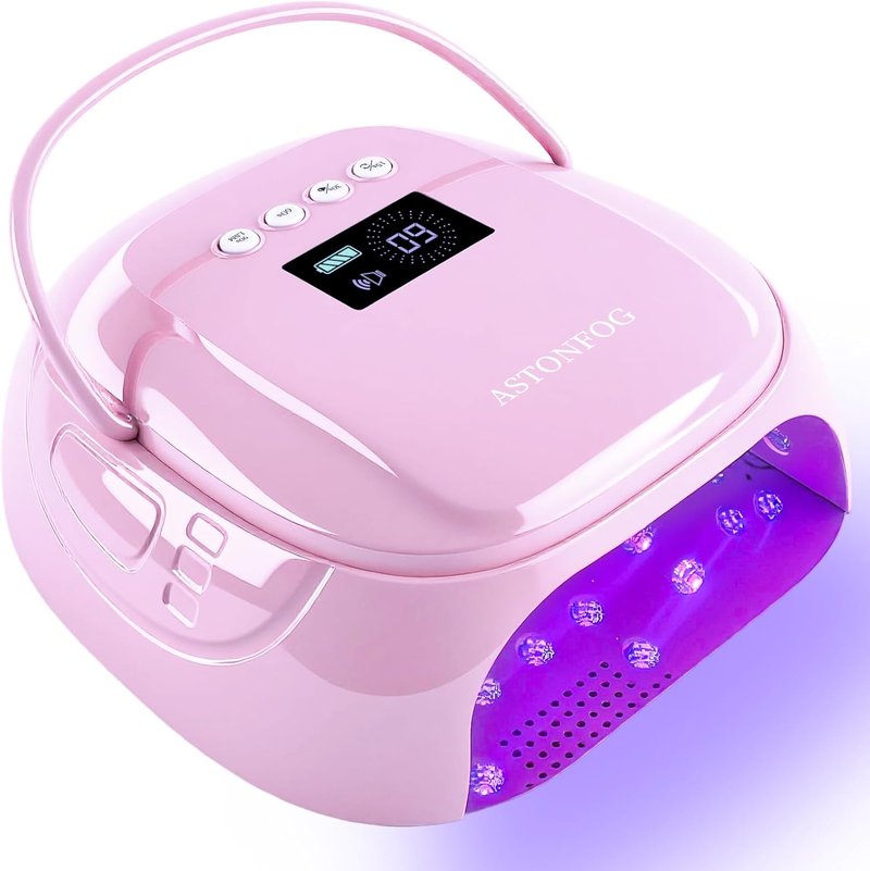 Skiennix 126W UV LED Nail Lamp - Cordless Rechargeable Nail Dryer with Automatic Sensor & 4 Timers