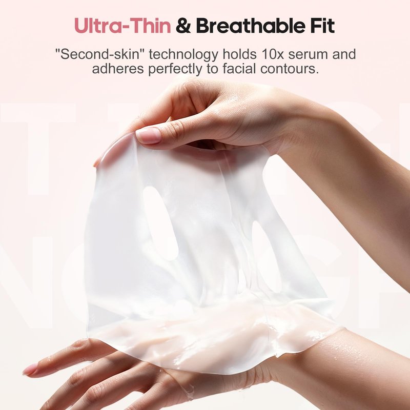 NLQ Collagen Face Mask Overnight Hydrogel Deep Mask - Glass Skin Intensive Hydrating & Firming Pore Refining Anti-Aging Sheet Mask, Skincare Gift for Women (5 Sheets)