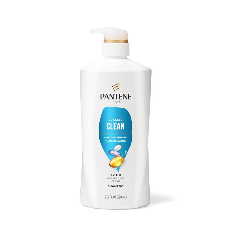 Pantene Shampoo - Classic Clean Formula with Pro-V Nutrients for Healthy, Color-Treated Hair | 27.7 Fl Oz