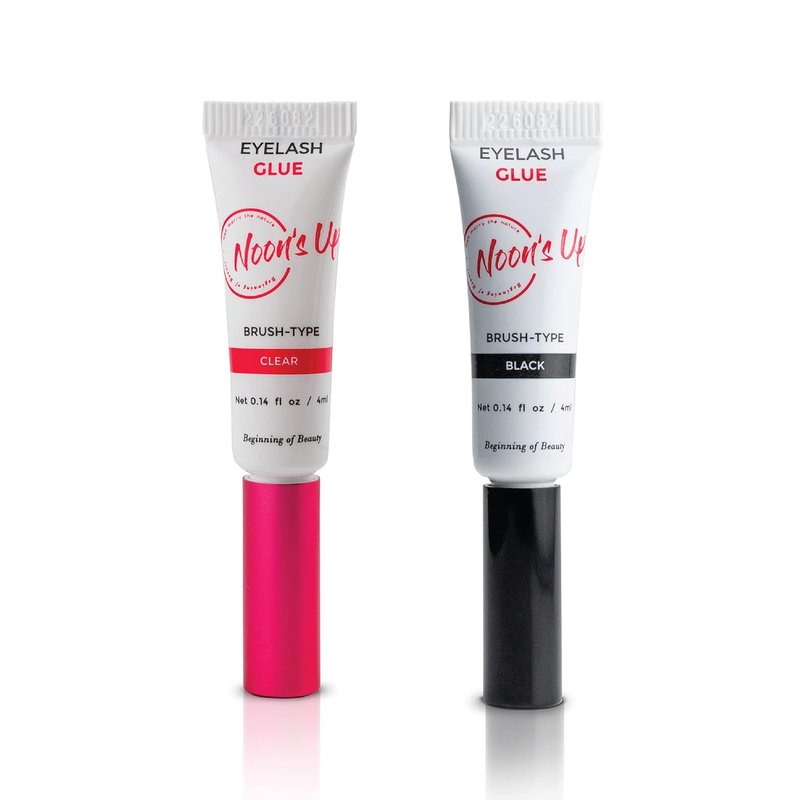 Black Eyelash Glue - Super Strong Hold, Waterproof Hypoallergenic Adhesive for Sensitive Eyes | 0.14 Fl. Oz.
