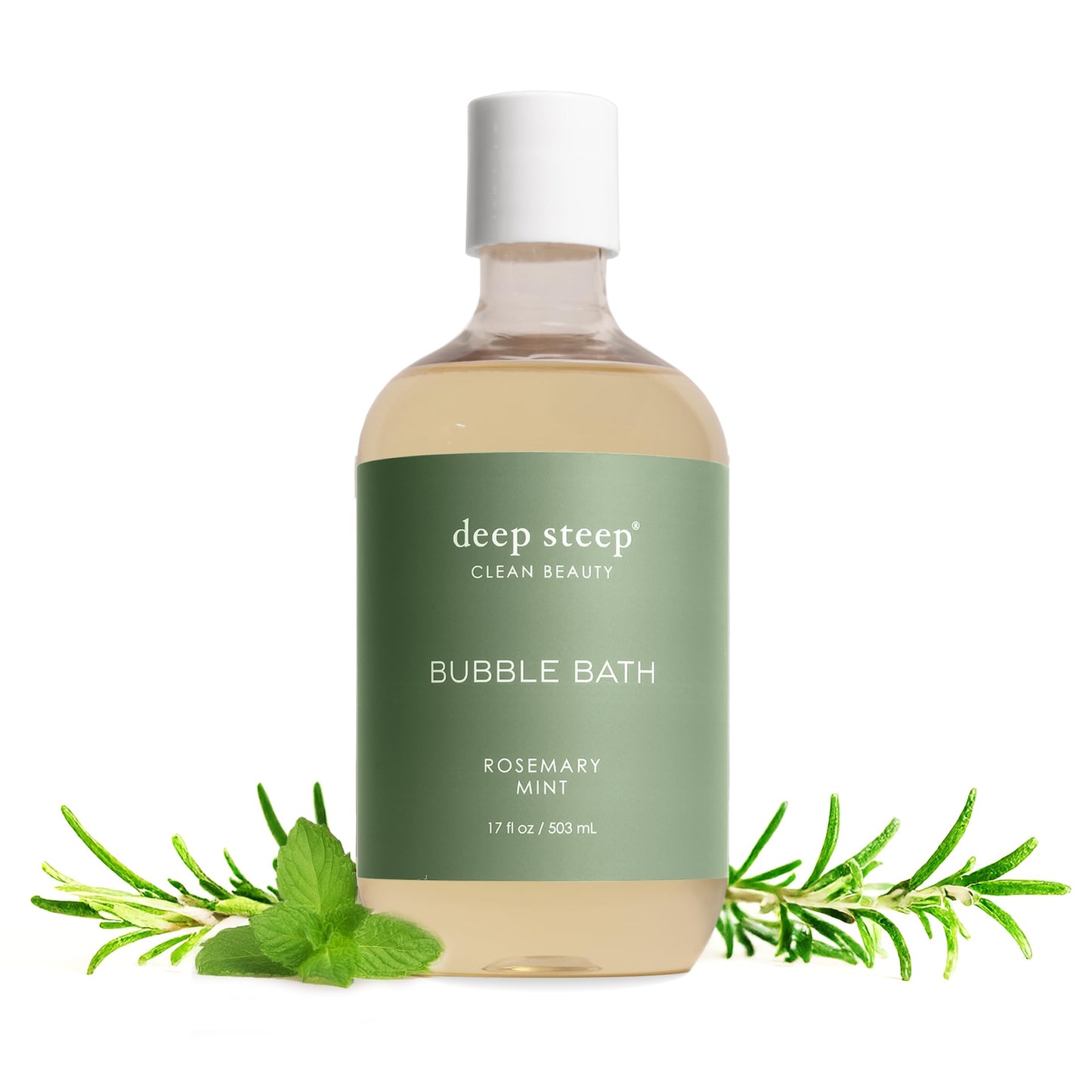 Deep Steep Bubble Bath, 17oz (Rosemary Mint)