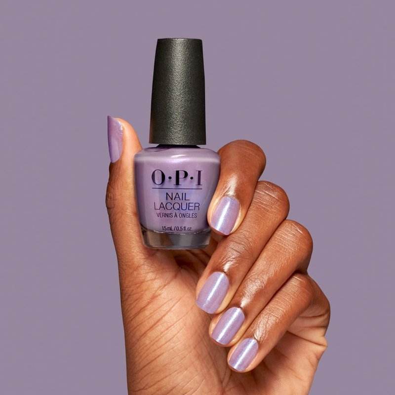 OPI Nail Lacquer Grape Escape | Sheer Pastel Purple Shimmer Chip Resistant Nail Polish | OPI'm Dreaming Collection