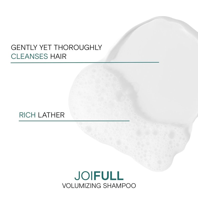 Joico JoiFULL Volumizing Shampoo - Instant Body & Long-Lasting Fullness for Fine Hair | Lotus Flower & Bamboo Extract