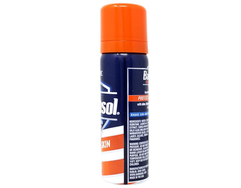 Barbasol Shave Cream for Sensitive Skin - Travel Size 2 oz | Pack of 36