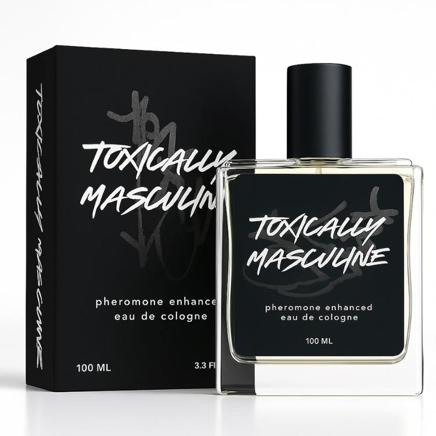 Toxically Masculine - Pheromone Infused Eau de Cologne (100 ml) Long Lasting Fragrance Bold Scent colognes men