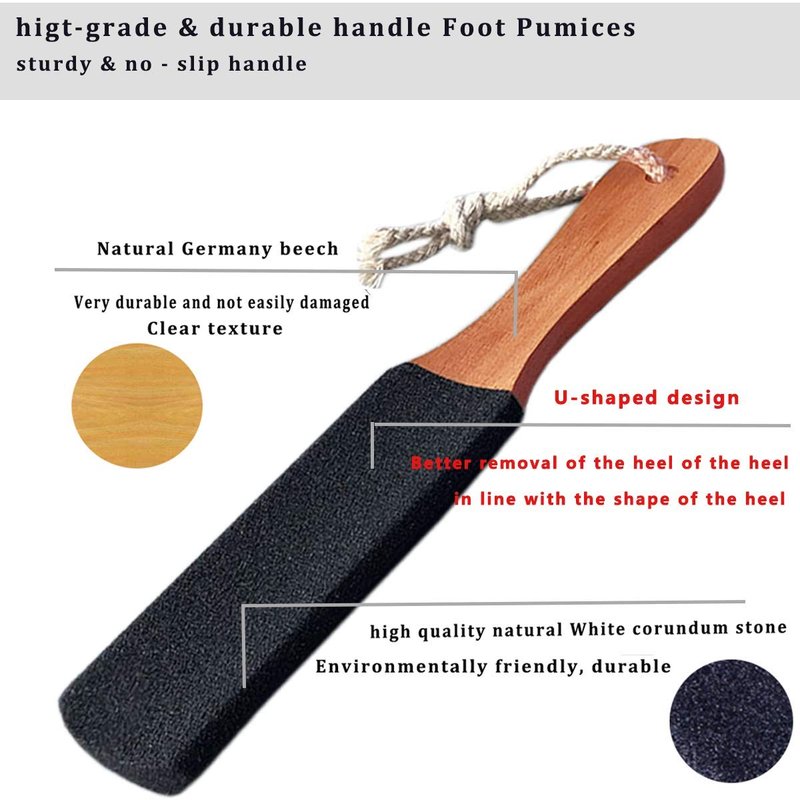 Kinepi Foot Scrubber - Professional Pedicure Tool for Callus Removal & Cracked Heels | Foot Care Kit for Men & Women