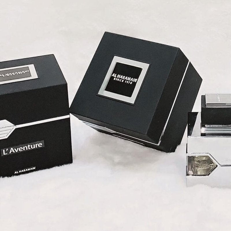 Al Haramain L'Aventure Eau de Parfum Spray - 3.33 Ounce | Captivating Fragrance for Men