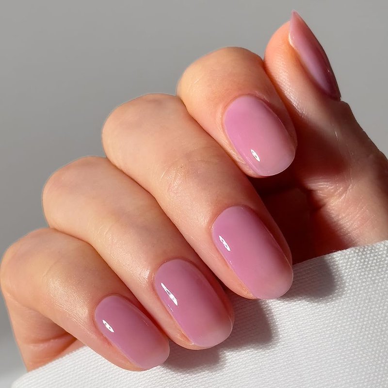 Gitti Nail Juice No. 03 - Plant-Based Nail Treatment & Color Polish | Non-Toxic, Vegan Grape Rosé Tint (0.5 fl oz)