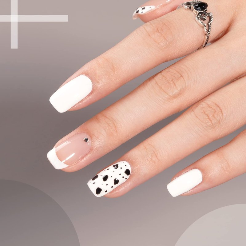 GAOY White Gel Nail Polish - 16ml Soak Off UV Light Cure for DIY French Tips Nail Art