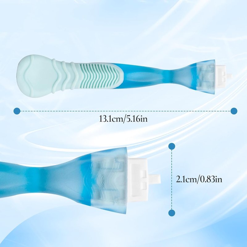Gillette Venus Replacement Handle - Non-Slip Ergonomic Razor Handle for Women | Comfort Glide (Blue)