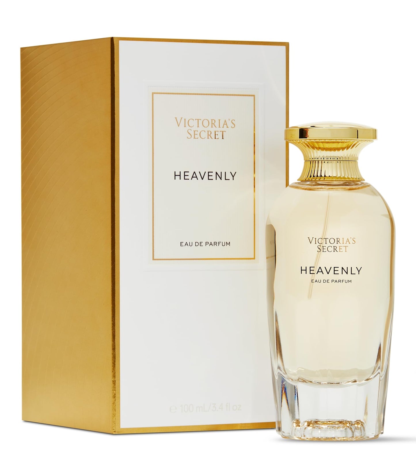 Victoria's Secret Heavenly Eau de Parfum, Notes of Gold Musk, Vanilla Sandalwood & White Jasmine, Perfumes for Women (3.4 oz)