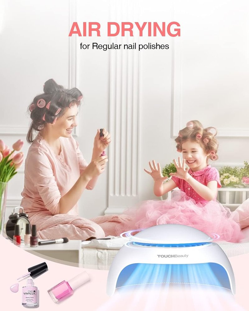 Portable Nail Dryer - TOUCHBeauty LED Lamp for Kids & Teens | Safe & Compact Design