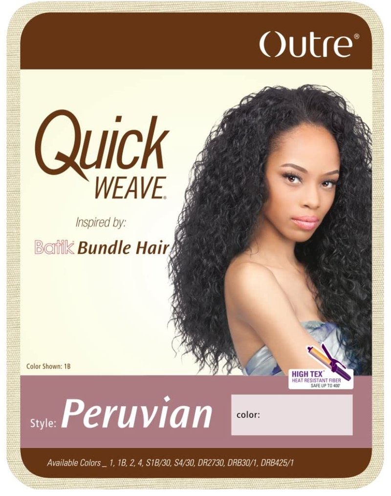 Quick Weave Synthetic Half Wig - Peruvian Style | Natural Look & Easy Application