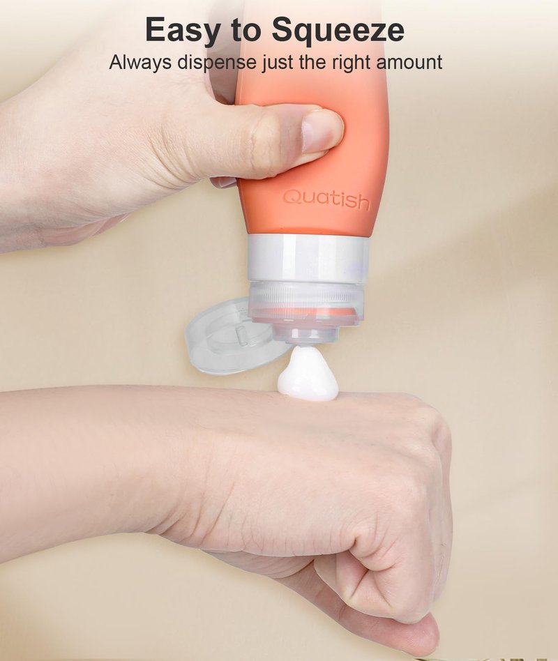20 Pack Travel Bottles for Toiletries, Original Patented, TSA Approved Travel Size Containers, Leak Proof Silicone Shampoo and Conditioner Bottles Women & Men, Airplane Cruise Essentials, Macaron