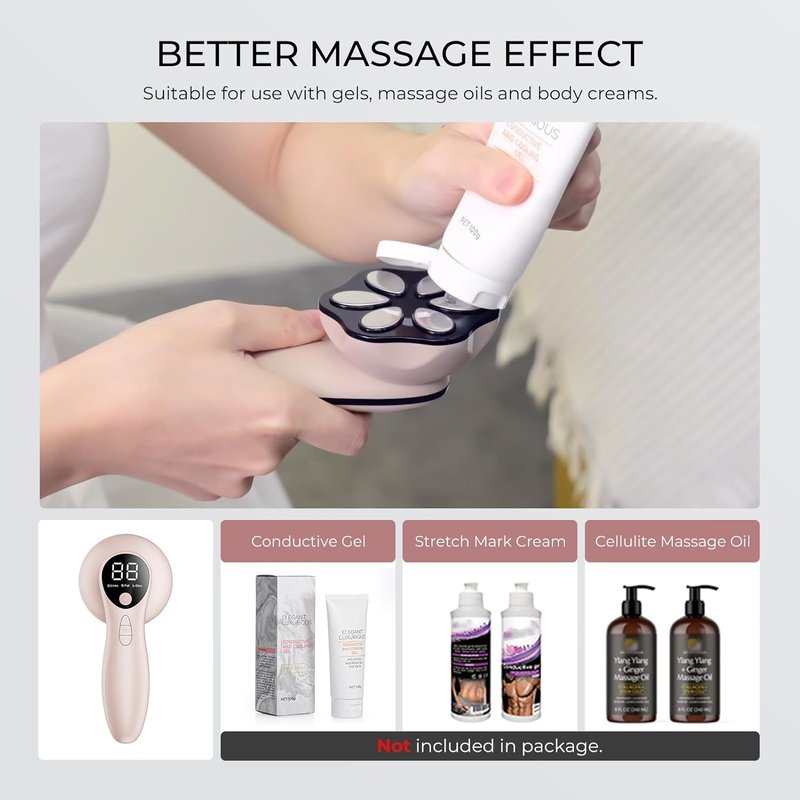 Skiennix Cellulite Massager - Electric Body Sculpting Machine for Skin Tightening | Tones Belly, Waist, Arms, Buttocks, Legs