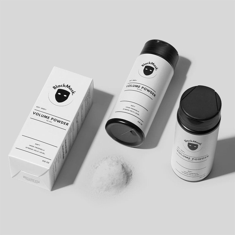 BlackMask Texture Powder for Men - Easy Application, All-Natural Ingredients, Strong Hold | Pack of 3