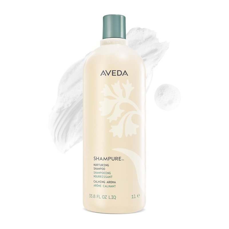 Aveda Shampure Nurturing Shampoo for Fine to Medium Hair | Gently Cleanses and Nourishes Hair | With Abyssinian Oil | Calming Aroma of Lavender & Ylang Ylang |96% Naturally Derived*, 33.8 Fl Oz
