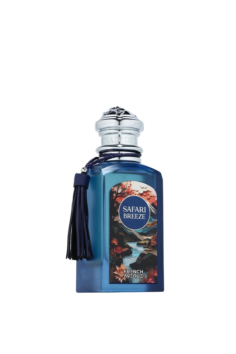 French Avenue Safari Breeze Eau de Parfum, Floral Fruity Fragrance, 100ml, Spring/Summer Scent with Blackcurrant, Coconut, Grapefruit