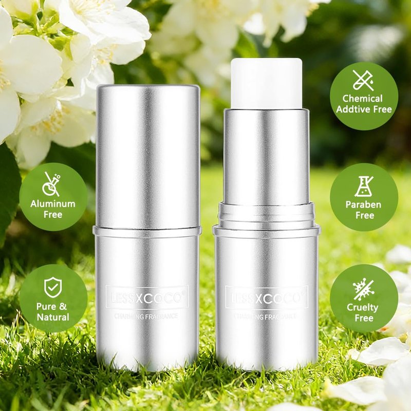 Ethereal Bloom Solid Perfume Balm - Floral Scent, Travel-Friendly & Vegan - Pack of 2 (Reverse Paris & Miss Coco)