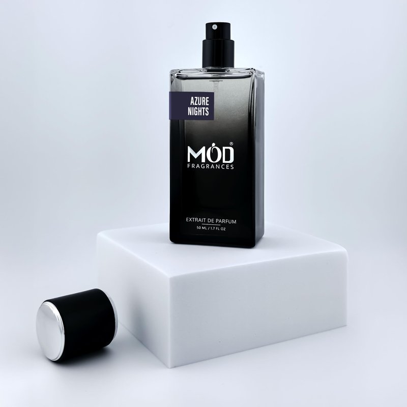 Azure Nights Perfume For Men - Inspired By Bleu De Designer Perfume Long Lasting Woody Fragrance Extrait De Parfum 50ml