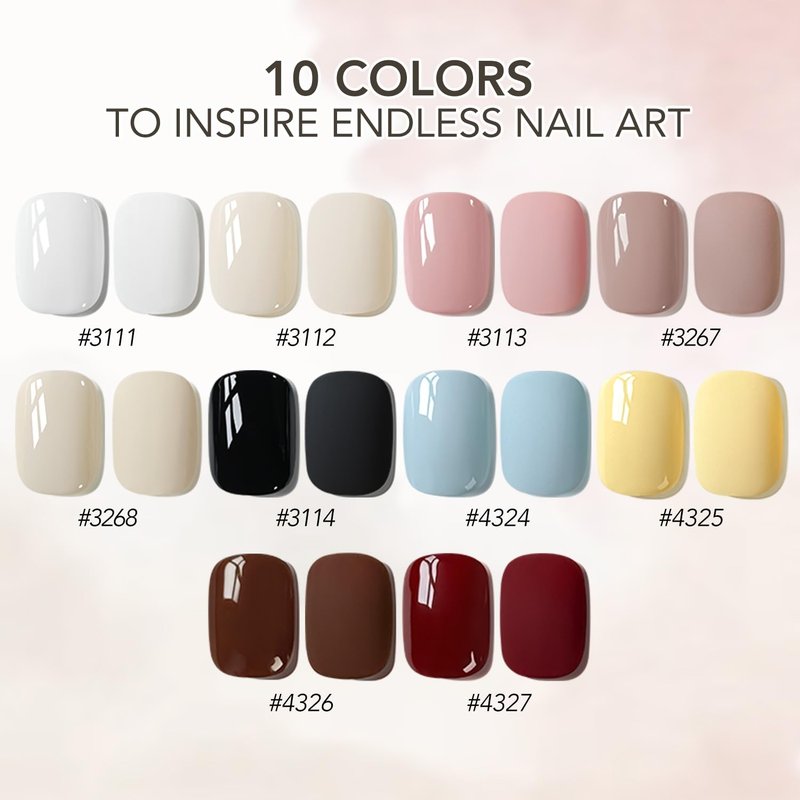 GAOY Pink Highly pigmented Gel Polish, 16ml Self-Leveling Soak Off Gel Polish, UV Light Cure for Nail Art DIY Manicure at Home, 3267 Peach Beige