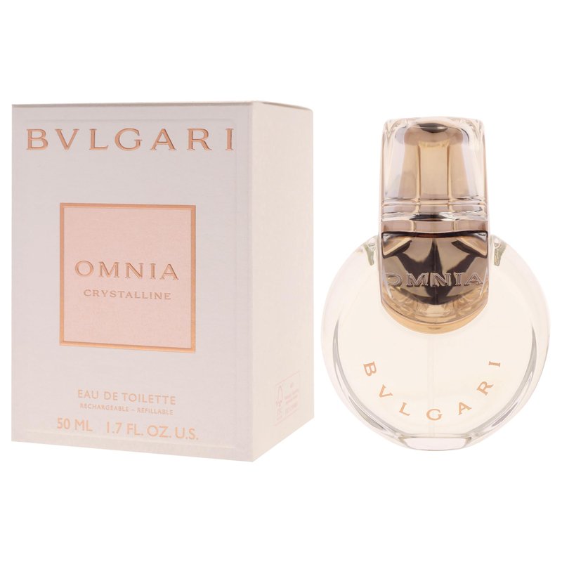 Omnia Crystalline by Bvlgari for Women - 1.7 oz EDT Spray (Refillable)