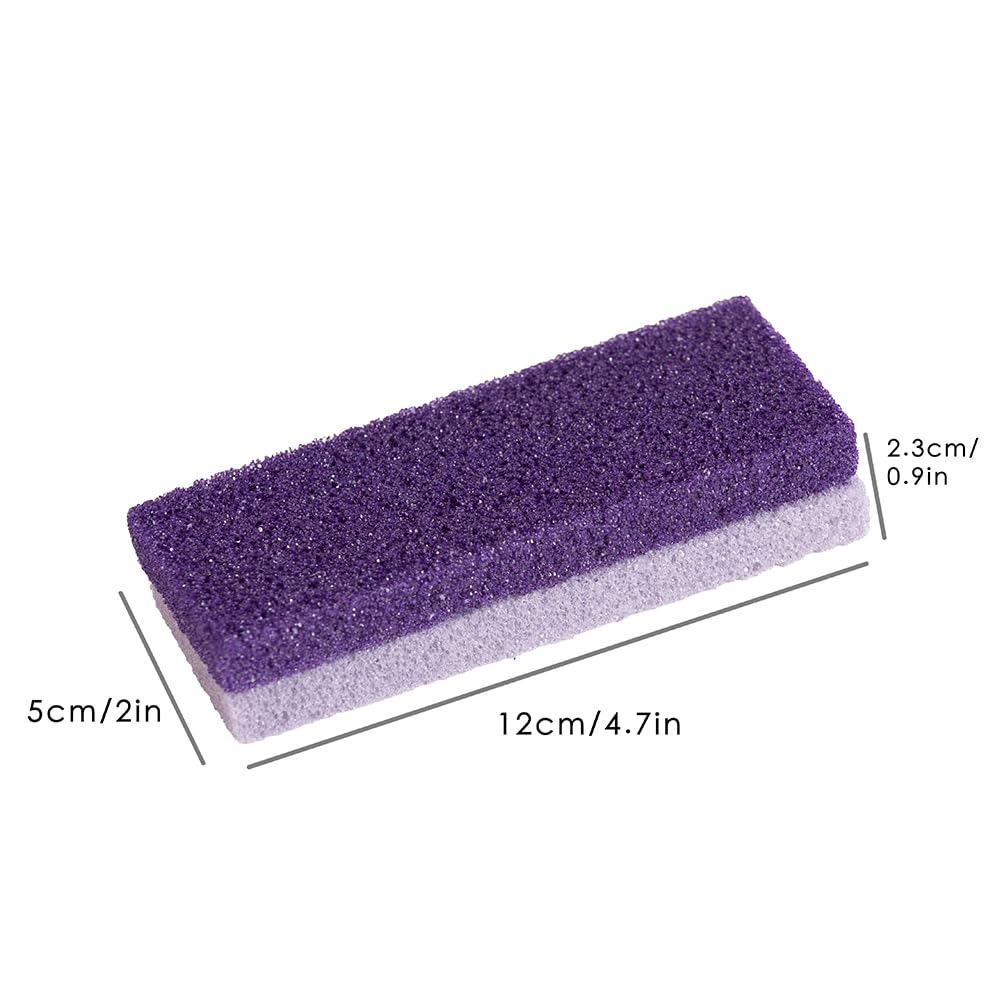 WINDAWNKE 6 Pack Foot Pumice Stone for Feet Callus and Foot Scrubber Dead Skin Remover (Purple)