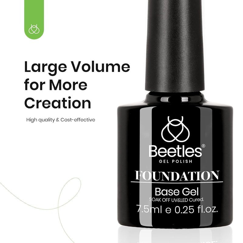 Beetles Builder Gel Set - 3Pcs 7.5ml Nail Strengthener with Shine Finish | Long-Lasting & Soak Off
