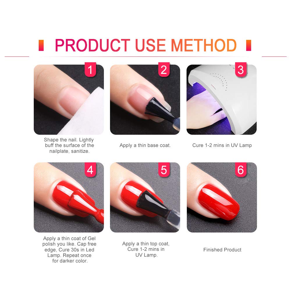 VENALISA 15ml Gel Nail Polish, Pure White Color Soak Off UV LED Nail Gel Polish Nail Art Starter Manicure Salon DIY at Home, 0.53 OZ