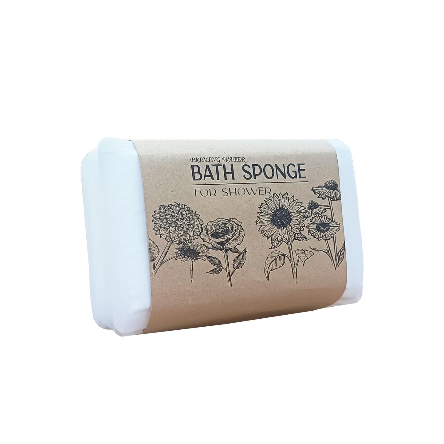 Travel-Friendly, Gentle, Soft-Textured Disposable Bath Sponges - 12 Pieces, Ideal for Travel and Home Use