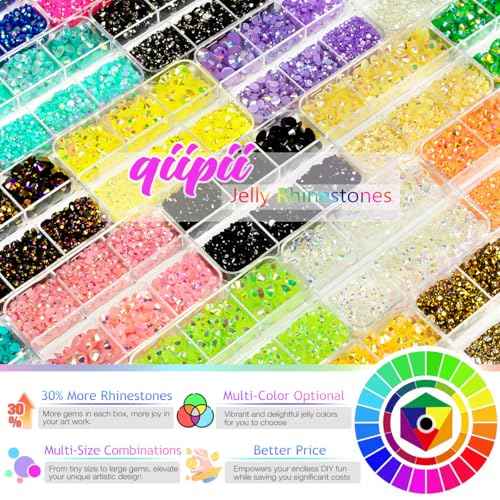 Solid Black Resin Flatback Rhinestones for Crafting Pure Black Flatback Jelly Stones 2mm 3mm 4mm 5mm 6mm Gems Diamonds for Nails Face Eyes Makeup Tumblers Bottles Crafts Clothes Shoes Phones