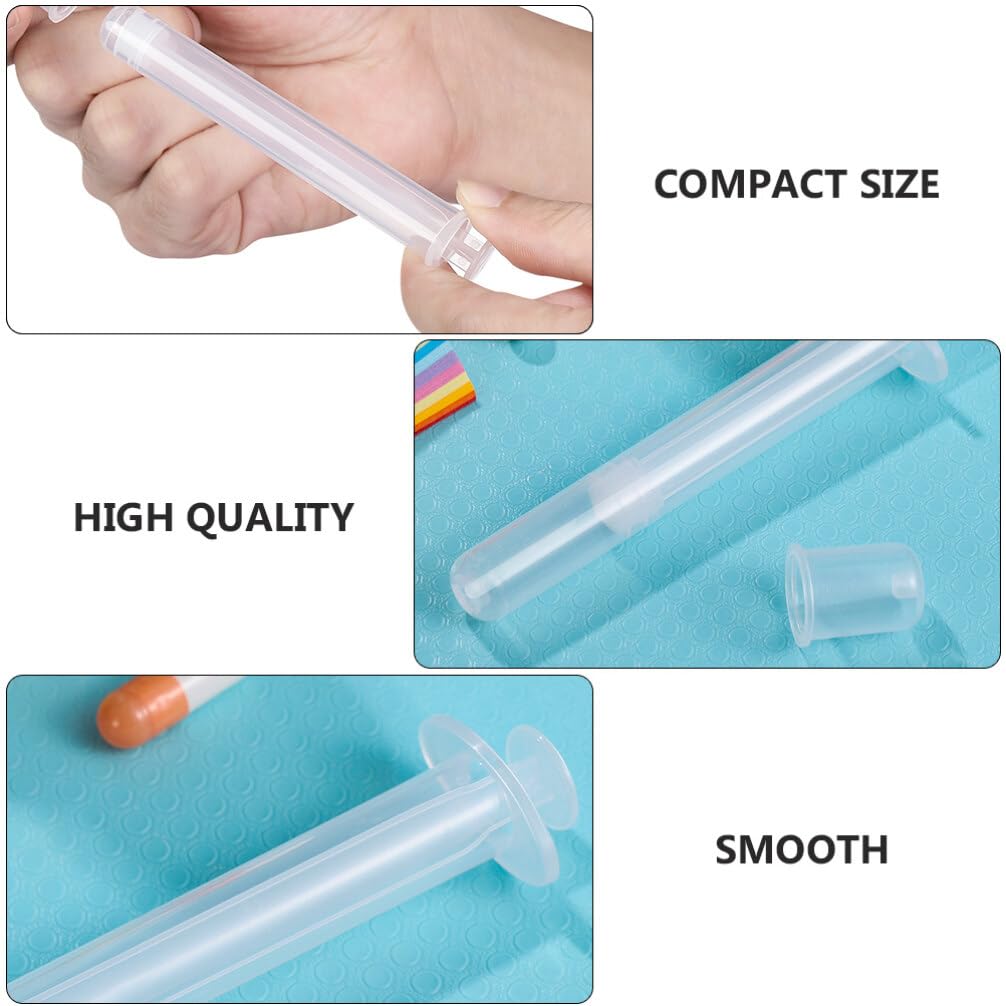 Suppositories 20pcs Lube Launchers Injector Hemorrhoid Applicators Hemorrhoid Cream Ointment Syringe for Women Yoni Pearls