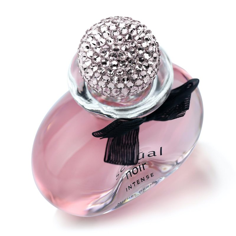 Michel Germain Sexual Noir Eau de Parfum Intense Perfume for Women, Notes of Sweet Strawberries, Pink Orchid, Warming Vanilla, 1.4 Fl Oz
