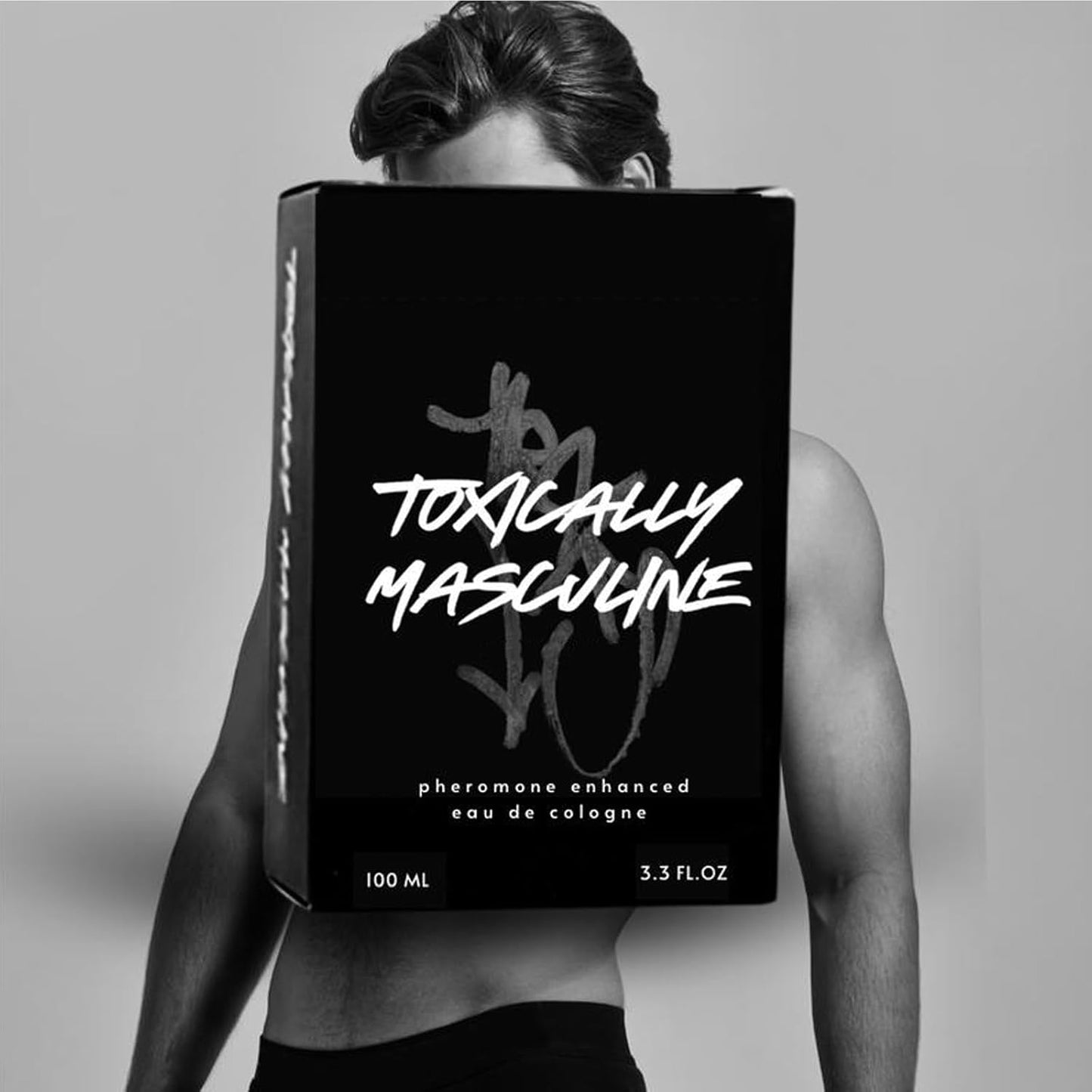 Toxically Masculine - Pheromone Infused Eau de Cologne (100 ml) Long Lasting Fragrance Bold Scent colognes men