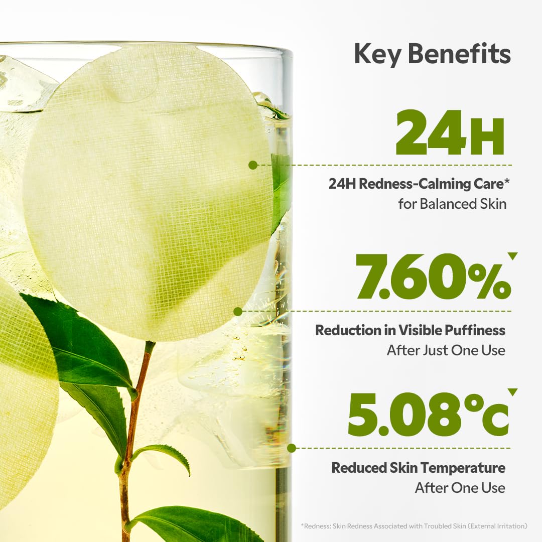 TIRTIR Matcha PDRN Toner Pad | Double-Sided Pad for Refine and Hydration, 10,000ppm Vegan PDRN & 2% Niacinamide, Instant Redness Relief, Daily Calm Soothing Exfoliator, 70 Pads (Pack of 1)