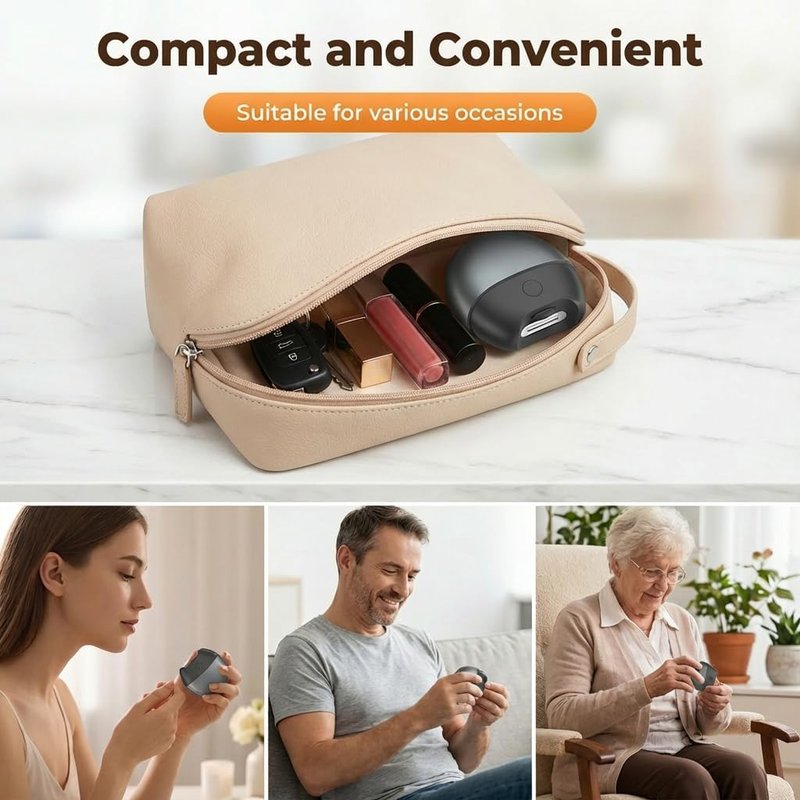 Electric Nail Clipper for Seniors | 3-in-1 Automatic Trimmer with LED Light & Storage - Rechargeable Gray