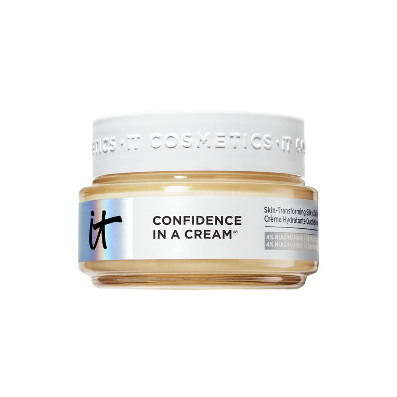 IT Cosmetics Confidence in a Cream - Anti Aging Face Moisturizer, Visibly Reduces Fine Lines & Wrinkles, Up To 48H Hydration, Repairs Skin Barrier, Squalane & Ceramides - 2 fl oz