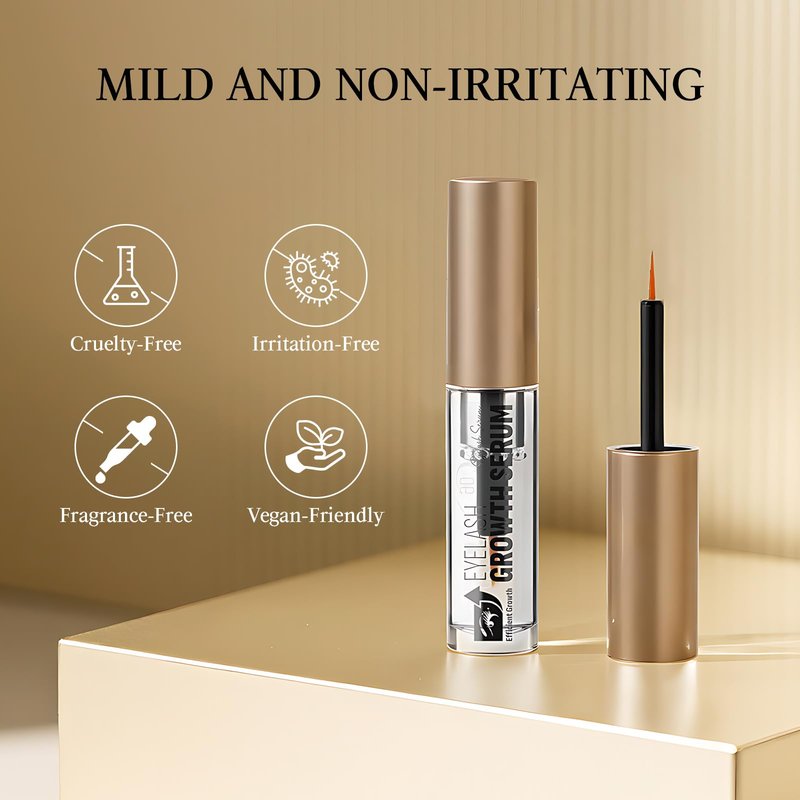 DECENTNESS Eyelash Growth Serum, Lash Enhancing serum to Boost Longer Fuller and Thicker Looking Lashes - Vegan, Cruelty-Free, 0.1fl.oz