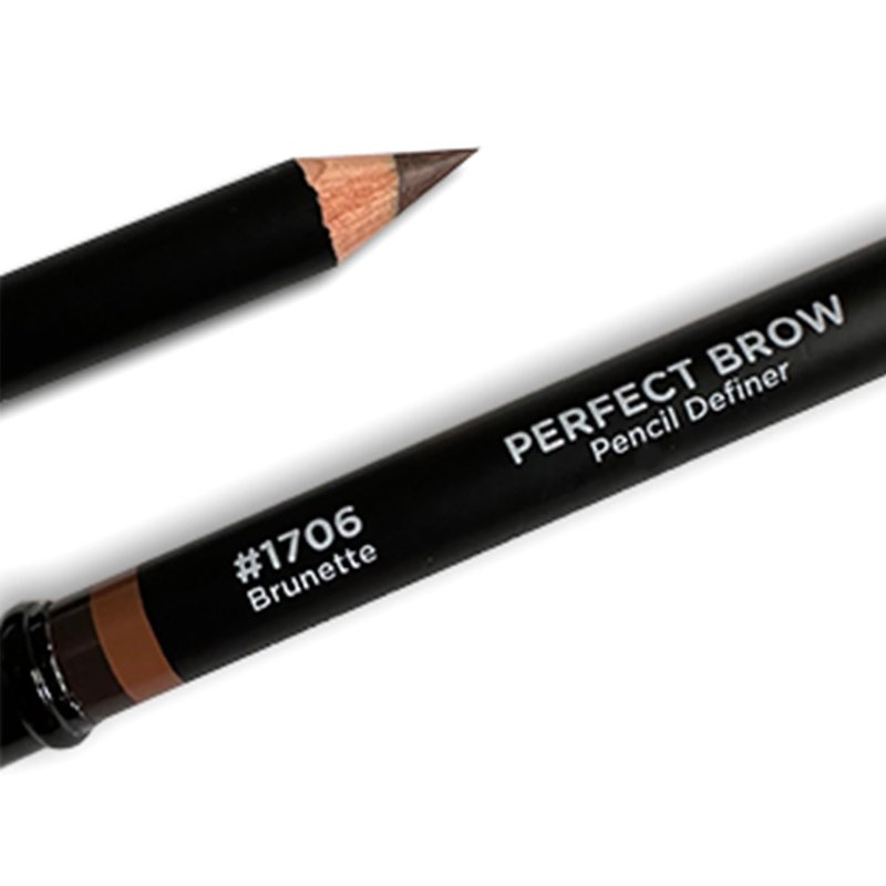 Lord & Berry PERFECT BROW Pencil, Eyebrow Pencil with Blending Tool, Brunette