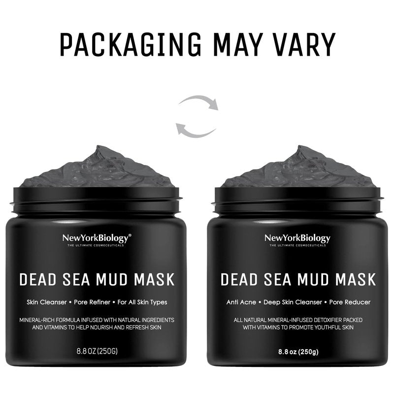Dead Sea Mud Mask for Face & Body - Spa Quality Pore Refiner | Natural Skincare for Oily Skin | 8.8 oz
