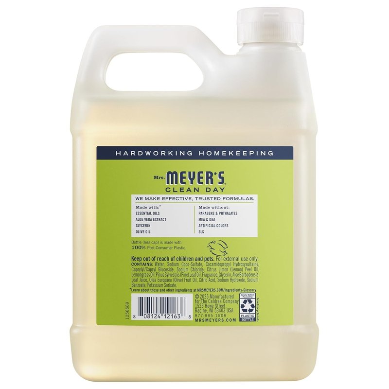 Mrs. MEYER'S CLEAN DAY Hand Soap Refill Scent Variety Pack 2 CT (Lemon Verbena + Rain Water)